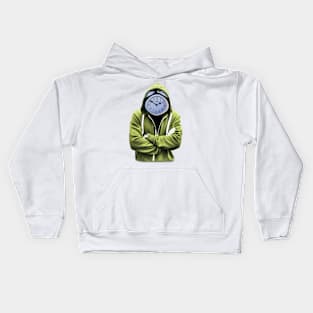 clock man Kids Hoodie